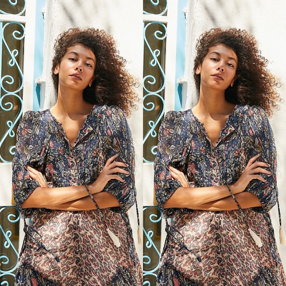 Free People Estelle Chiffon Maxi Dress - Picture 3 of 8